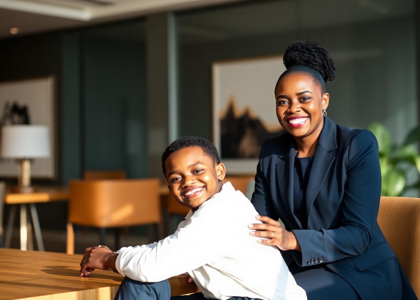 Jacta consultant with a student